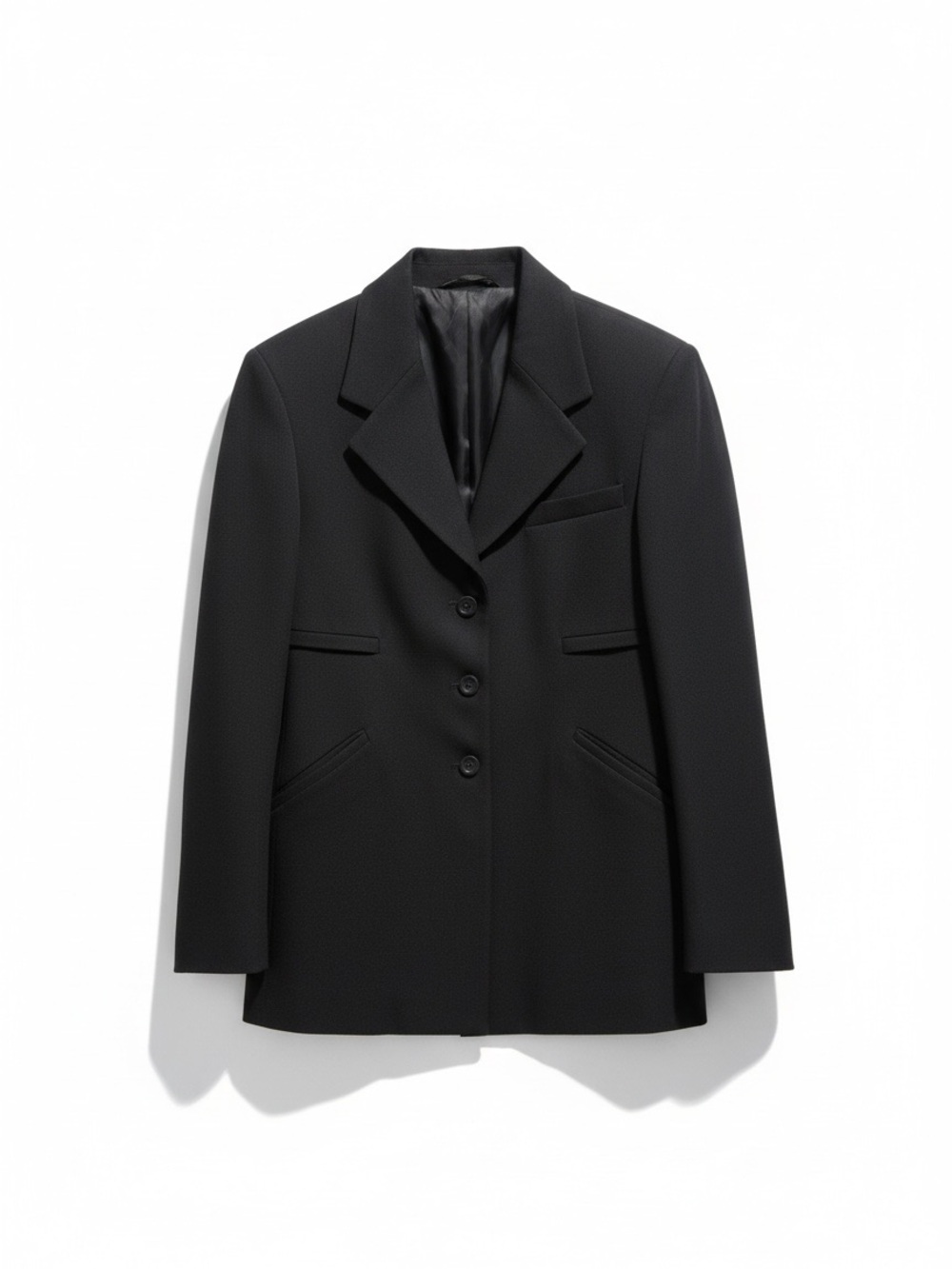 Marithe Francois Girbaud Black Wool Jacket